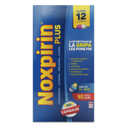 NOXPIRIN PLUS 120 Capsulas - Drogueria Calle 5ta Precio en Rebaja