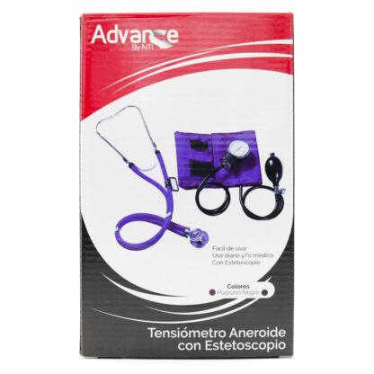 Advance Kit Tensiometro + Estetos Morado NTI - Drogueria Calle 5ta Precio en Rebaja