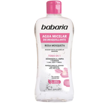 Agua Micelar Rosa Mosqueta Babaria 400ml