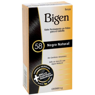 Bigen 58 Negro Natural 6gr