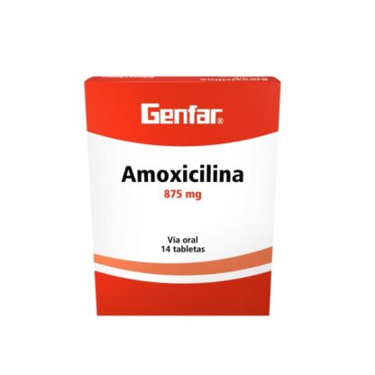 Amoxicilina 875mg 14 Tabs GF