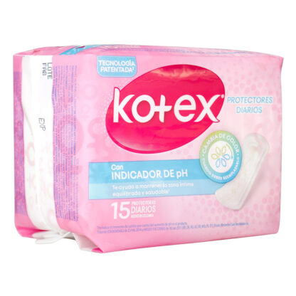 Protector Kotex Diario Indic Bolsa 15und