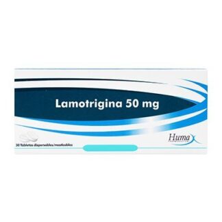 Lamotrigina 50mg 30 Tabletas Hp