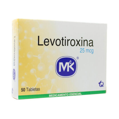 Levotiroxina 25mcg 30 Tabletas MK