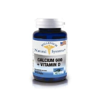 Calcium 600mg+vitamina Min D 60 Cápsulas Natural System
