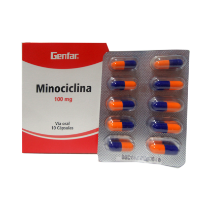 MINOCICLINA 100mg 10 Tabletas GF - Drogueria Calle 5ta Precio en Rebaja