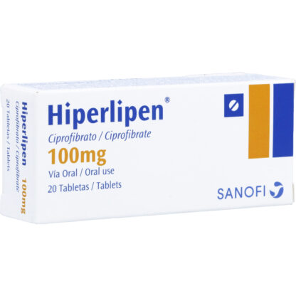 HIPERLIPEN 100mg 20 Tabletas - Drogueria Calle 5ta Precio en Rebaja