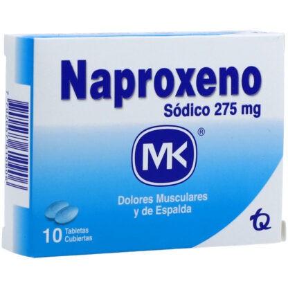 NAPROXENO 275mg 10 Tabletas MK - Drogueria Calle 5ta Precio en Rebaja