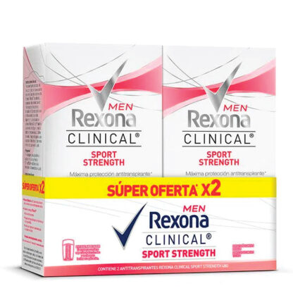 2 Desodorante REXONA Clinical Sport Cre.48gr S.o - Drogueria Calle 5ta Precio en Rebaja