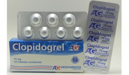 Clopidogrel 75mg 14 Tabletas AG - Drogueria Calle 5ta Precio en Rebaja