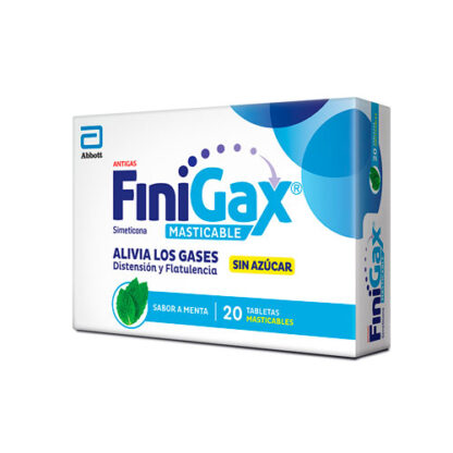 Finigax Masticable Menta 20 Tabletas - Drogueria Calle 5ta Precio en Rebaja