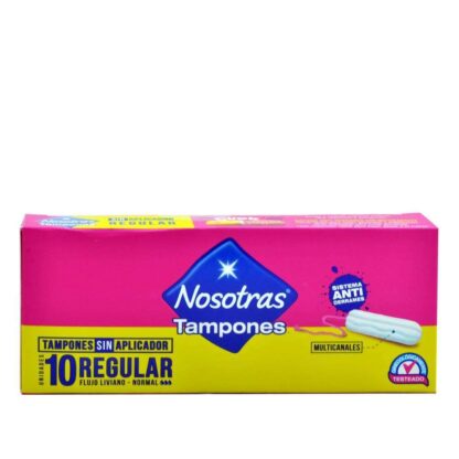 Tampones NOSOTRAS Digital SUPER 10 Unds - Drogueria Calle 5ta Precio en Rebaja