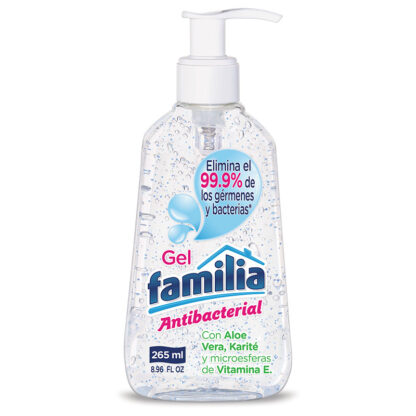 Gel Antibacterialacterial Familia 265mL - Drogueria Calle 5ta Precio en Rebaja