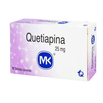 Quetiapina 25mg 30 Tabletas MK - Drogueria Calle 5ta Precio en Rebaja