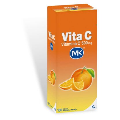 Vitamina C 500mg Naranja Mast 100 Tabletas MK - Drogueria Calle 5ta Precio en Rebaja