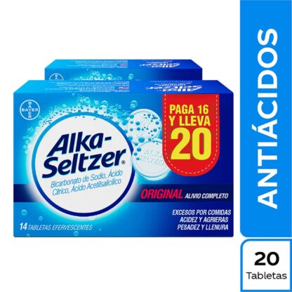 Alka-seltzer Pague 16 Lleve 20