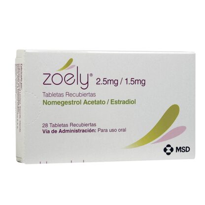 ZOELY 2.5/1.5mg 28 Tabletas - Drogueria Calle 5ta Precio en Rebaja