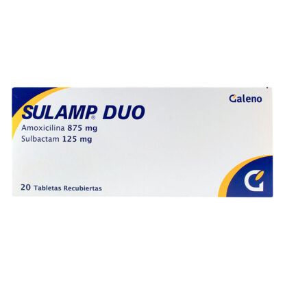 SULAMP DUO 875mg 20 Tabletas - Drogueria Calle 5ta Precio en Rebaja