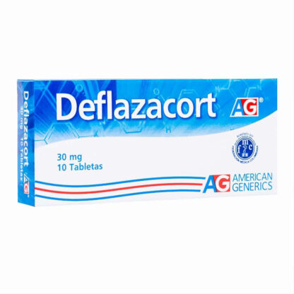 Deflazacort 30mg 10 Tabletas AG - Drogueria Calle 5ta Precio en Rebaja