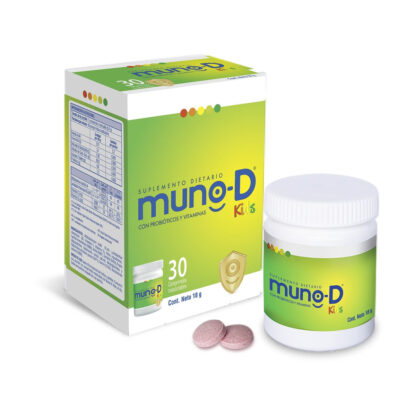 Muno D Kids 30 Tabletas Masticables