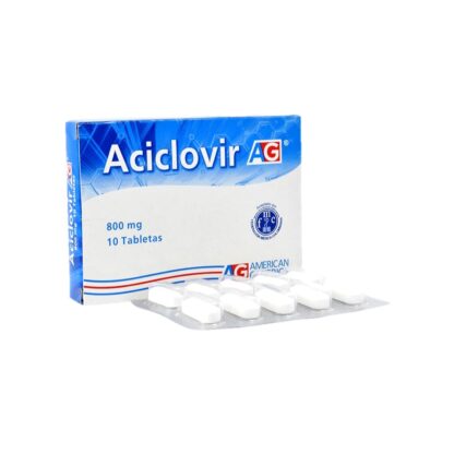 Aciclovir 800mg 10 Tabletas AG - Drogueria Calle 5ta Precio en Rebaja