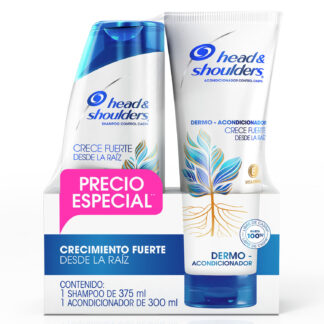 Shampoo H&S Crece Fuerte 375mL+AC.300mL