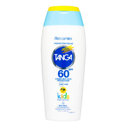 Bloqueador TANGA SPF 60 Kids Wet Skin 130mL