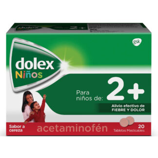 DOLEX PEDIATRICO 20 Tabletas Masticables