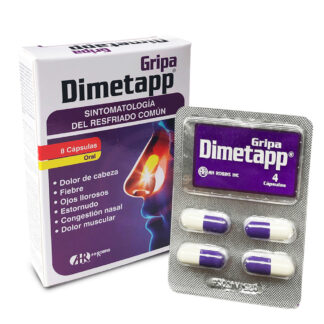 DIMETAPPgrIPA 500mg 8 Capsulas