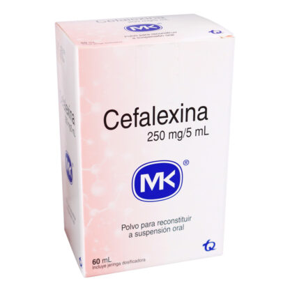 CEFALEXINA 250mg / 5mL Fco X 60mL MK