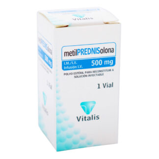 Metilprednisolona 500 Mg 1 Amp Vt