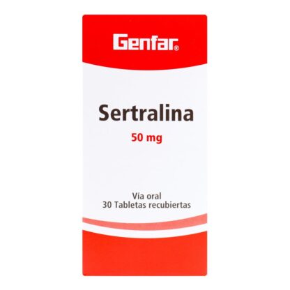 SERTRALINA 50mg 30 Tabletas Rec GF - Drogueria Calle 5ta Precio en Rebaja