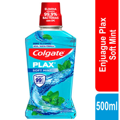 Enjuague Colgate Plax Soft Mint 500 Ml