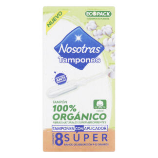 Tampones NOSOTRAS con Aplic.sup Organico 8 Ud