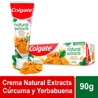 Gel Dental COLGATE Natural Extracts Curcuma y Yerbabuena 90gr