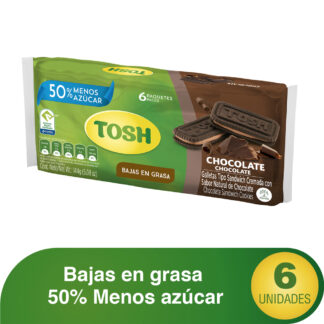 GALLETAS TOSH Chocolate 6Unds