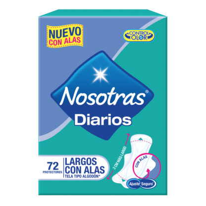 Protector NOSOTRAS Diarios Largos con Alas 72Unds - Drogueria Calle 5ta Precio en Rebaja