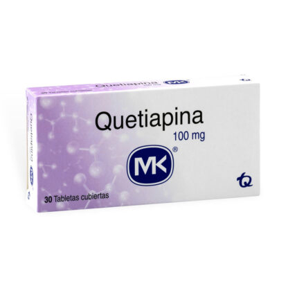 Quetiapina 100mg 30 Tabletas MK - Drogueria Calle 5ta Precio en Rebaja