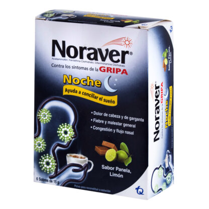 NORAVER Gripa Bebida Noche 15gr 6 Sob