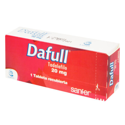 DAFULL (tadalafilo) 20mg 1 Tableta - Drogueria Calle 5ta Precio en Rebaja