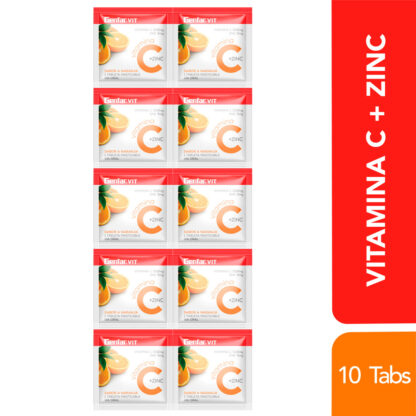 Vitamina C 500+zinc Naranja 100 Tabletas GF - Drogueria Calle 5ta Precio en Rebaja