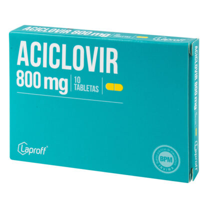 Aciclovir 800mg 10 Tabletas Lp - Drogueria Calle 5ta Precio en Rebaja
