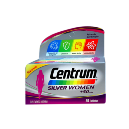 CENTRUM Silver Women 50 60 Tab - Drogueria Calle 5ta Precio en Rebaja