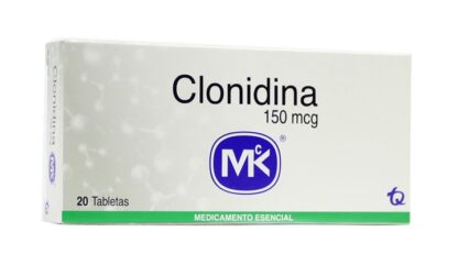 Clonidina 150mg 20 Tabletas MK - Drogueria Calle 5ta Precio en Rebaja