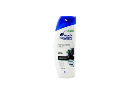 Shampoo H&S PUR.CAP.CARBON A.180mL