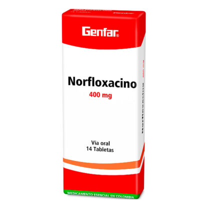 Norfloxacino 400mg 14 Tabletas GF - Drogueria Calle 5ta Precio en Rebaja
