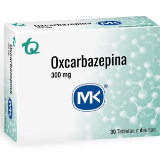 OXCARBAZEPINA 300mg 30 Tabletas MK