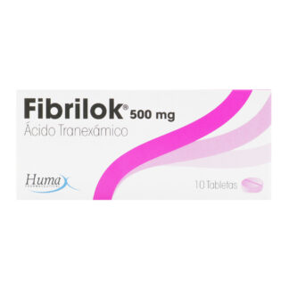 Fibrilok 500mg 10 Tabletas